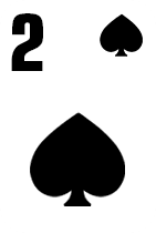 2 spades