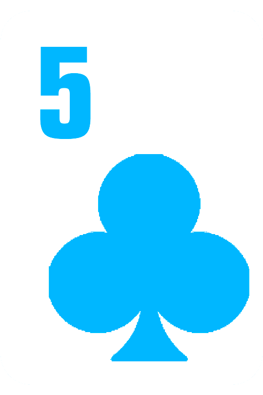 5 clubs