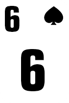 6 spades